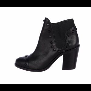 Loeffler Randall Black Studded Leather Boot